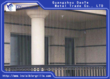 Balkon Aman Dibangun dengan Diameter 2,0 mm Kawat Baja Tahan Karat Balkon Tak Terlihat Kisi-kisi